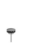 hansgrohe robinet de lavabo 50001340 non fermable, pour lavabo, chrome noir brossé