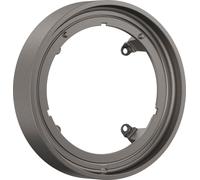 Hansgrohe, rosace d'extension S, 22 mm, finition noir brossé