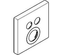 hansgrohe Rosace ShowerSelect Thermostat 92217000 chromé , pièce de rechange, 2 Verbraucher 155x155mm