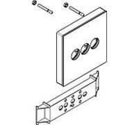 hansgrohe ShowerSelect Rosace pour thermostat encastré, pour 3 sorties 15736400, 92624400,
