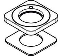 hansgrohe rosette Axor Citterio E toilette 92190000 mitigeur chromé