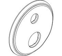 hansgrohe Rosette Axor Montreux Thermostat UP 98638830 Robinet de purge / inverseur nickel poli