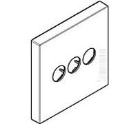 hansgrohe rosette de remplacement 92227000 pour 3 Verbraucher 155 / 155mm chrome