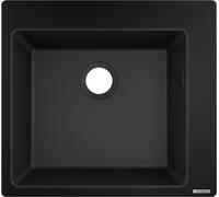 Hansgrohe S 51 évier en granit 56x54 cm noir 43312170