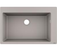 Hansgrohe S 51 évier en granit 77x51 cm gris/graphite/onyx 43313380