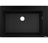 Hansgrohe S 51 évier en granit 77x51 cm noir 43313170