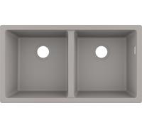 Hansgrohe S 51 évier en granit 82x45 cm gris/graphite/onyx 43434380