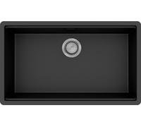 hansgrohe S53 Evier à encastrer SilicaTec, 700x400mm, 43363170, Couleur: Noir graphite