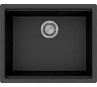 hansgrohe S53 Evier sous plan SilicaTec, 500x400mm, 43458170, Couleur: Noir graphite