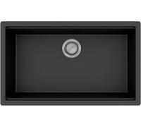 hansgrohe S53 Evier sous plan SilicaTec, 700x400mm, 43459170, Couleur: Noir graphite
