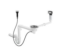 hansgrohe S71 Garniture de vidage et de trop-plein à actionnement automatique, 43931800, D11-11