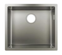 hansgrohe S71 S719-U500 Evier encastré sous plan 500, acier inoxydable, 43427800