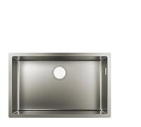 hansgrohe S71 S719-U660 Evier encastré sous plan 660, acier inoxydable, 43428800
