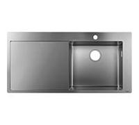 Hansgrohe Évier encastré S715-F450 S71 Inox 104,5x51 cm 1 cuve 43306800