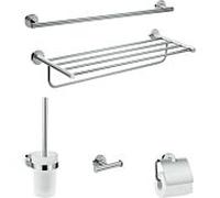 Hansgrohe Salle de bains set d'accessoires Logis Universal 41728000, 5 pièces, chromé