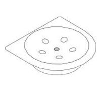 hansgrohe savon Logo 40936000 petit, célibataire