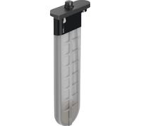 Hansgrohe Kit de base sBox 28010340 – carré chrome noir brossé pour rebord de baignoire et carrelage