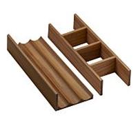 hansgrohe IntraStories Séparation intérieure de tiroir set 320, pour élément bas WT 580/475 et 1375/550, bois massif, noyer foncé, 54231630