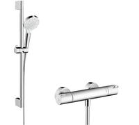 Hansgrohe Mitigeur thermostatique de douche Ecostat 27812400 en applique