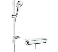 hansgrohe Ecostat Select 27038000 E 120 Combi, chromé , DN 15, barre 65cm, thermostat