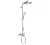 Hansgrohe - Set de douche Showerpipe Crometta S 240 1jet, mitigeur mécanique (27269000)