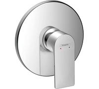 Hansgrohe Set de Finition pour Mitigeur Douche Encastré Rebris E, Robinet Douche, Mitigeur Monocommande Douche, pour Montage Encastré, Chromé, 72668000