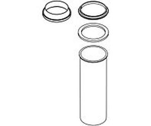 hansgrohe set de tubes hansgrohe 2000 2000 / 4 "chrome 94203000