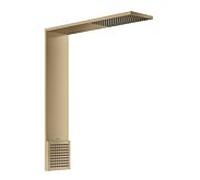 hansgrohe ShowerComposition module de douche 12593140 250x250mm, montage mural, 1jet, avec douchette d'épaule, bronze brossé