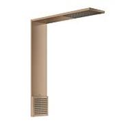 hansgrohe ShowerComposition module de douche 12593310 250x250mm, montage mural, 1jet, avec douche d'épaule, or rouge brossé