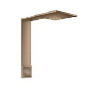 hansgrohe ShowerComposition module de douche 12594310 250x250mm, montage mural, 2jets, avec douche d'épaule, or rouge brossé
