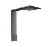 hansgrohe ShowerComposition module de douche 12594330 250x250mm, montage mural, 2jets, avec douche d'épaule, chrome noir poli