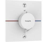 Hansgrohe ShowerSelect Comfort E mitigeur bain-douche encastrée avec thermostat blanc 15572700
