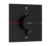 Hansgrohe ShowerSelect Comfort E mitigeur bain-douche encastrée avec thermostat noir 15578670