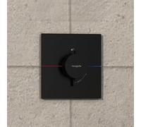 Hansgrohe hansgrohe Thermostat ShowerSelect Comfort E encastré, 1 sortie, noir mat Quantité:1