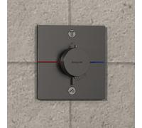 Hansgrohe Thermostat ShowerSelect Comfort E 15578340 UP sécurité EN 1717 chrome noir brossé