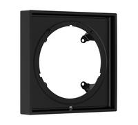 hansgrohe ShowerSelect Comfort E rosace de rallonge 22mm, 13617670, Couleur: noir mat