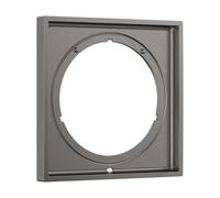 hansgrohe ShowerSelect Comfort E rosace de rallonge 5mm, 13612340, Couleur: Chrome noir brossé