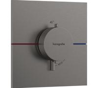 Hansgrohe ShowerSelect Comfort E Thermostat - encastré - Brushed Black Chrome 15574340