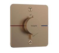 Hansgrohe Mitigeur encastré ShowerSelect Comfort Q 15583140 thermostatique 2 sorties bronze brossé