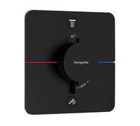 Hansgrohe Mitigeur bain-douche encastré ShowerSelect Comfort Q 15583670 thermostat 2 sorties noir mat