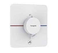 Hansgrohe Mitigeur thermostatique encastré ShowerSelect Comfort Q 15589700, 1 sortie, blanc mat