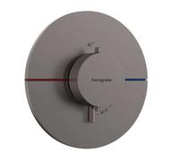 Hansgrohe ShowerSelect Comfort - Mitigeur thermostatique encastré, chrome noir brossé 15559340