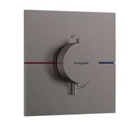 Hansgrohe ShowerSelect Comfort - Mitigeur thermostatique encastré, chrome noir brossé 15574340