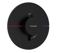 Hansgrohe Mitigeur thermostatique encastré ShowerSelect Comfort S 15559670 noir mat arrêt à 40°C