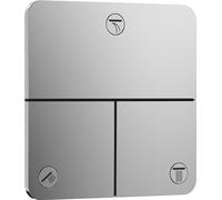 hansgrohe ShowerSelect Comfort Q - Robinet d'arrêt pour la montage encastré de mitigeurs thermostatiques ShowerSelect Comfort (3 fonctions), Chromé, 15587000