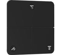 hansgrohe ShowerSelect Comfort Q - Robinet d'arrêt pour la montage encastré de mitigeurs thermostatiques ShowerSelect Comfort (3 fonctions), Noir mat, 15587670