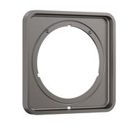 hansgrohe ShowerSelect Comfort Q rosace de rallonge 5mm, 13613340, Couleur: Chrome noir brossé
