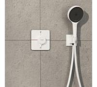 hansgrohe ShowerSelect Comfort Q thermostat 15586700 UP, pour 2 consommateurs, avec combinaison de sécurité EN 1717, blanc mat