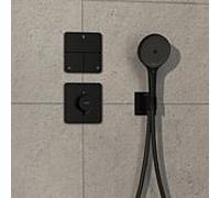 hansgrohe ShowerSelect Comfort Q thermostat 15588670 UP, pour 1 consommateur, noir mat