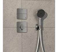 hansgrohe ShowerSelect Comfort Q thermostat 15589000 UP, pour 1 consommateur et une prise supplémentaire, chromé